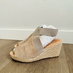 Gentle Souls Toupe Colleen Cross Elastic Kenneth Cole woman’s 7